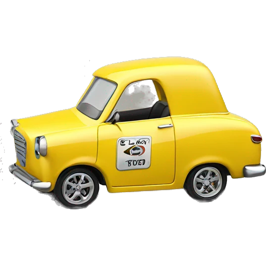 Pedal Champs. Pedal car 1/10 city cab. hot rod  emoji