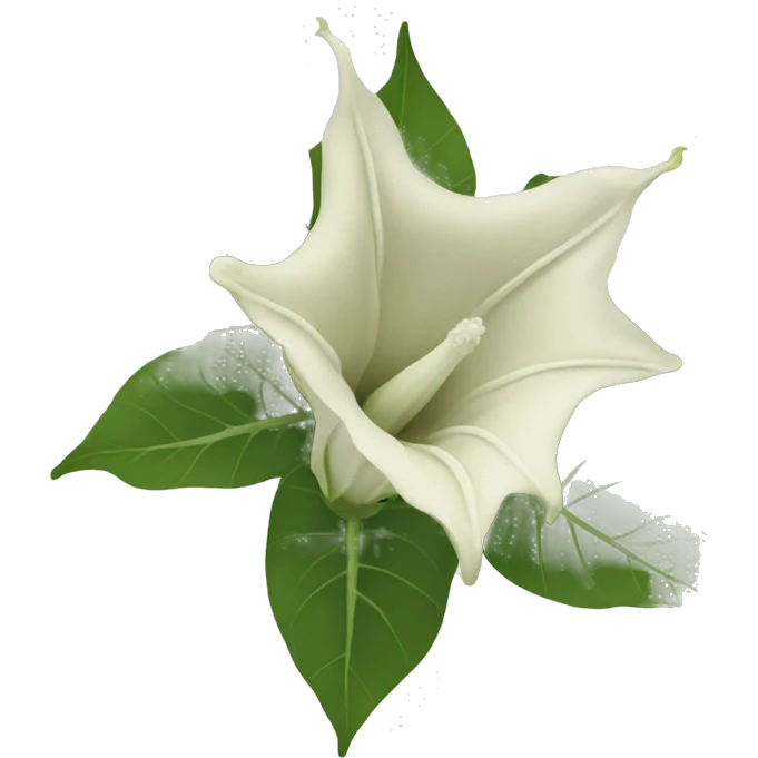 Datura flower emoji