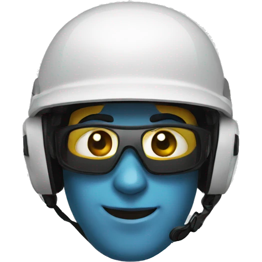 Avatar de iPhone con casco emoji