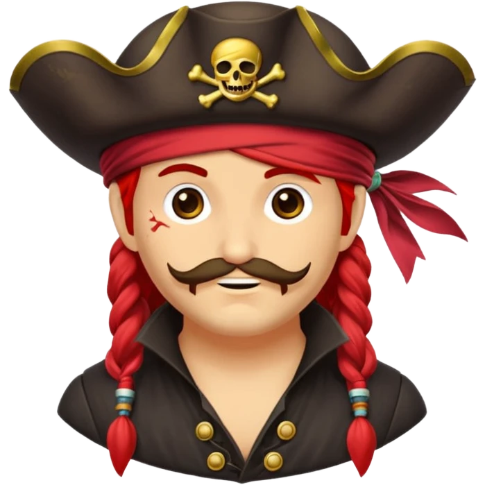 Je veux un tableau de stickers pour mon clan lak khawarizmi notre symbol est les pirat au chapeaux rouge , est un autre tableau de stickers écharpe de ton choix pour mon clan emoji