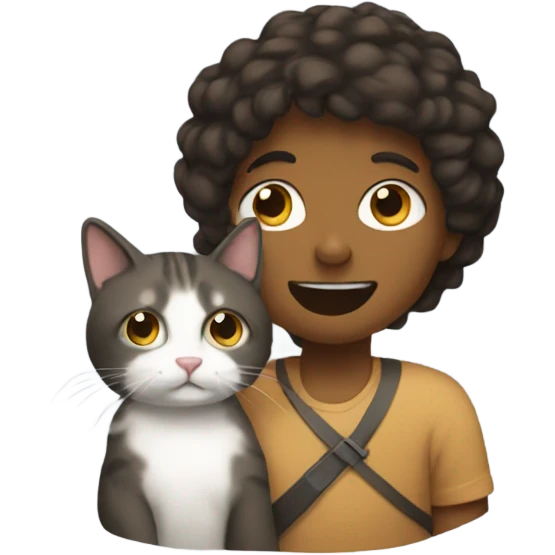 SOS with a cat emoji