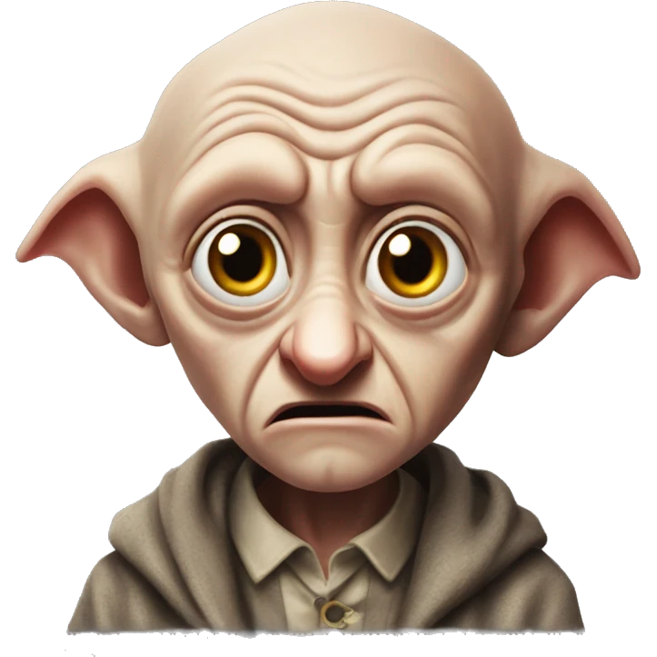 Dobby Harry potter angry emoji