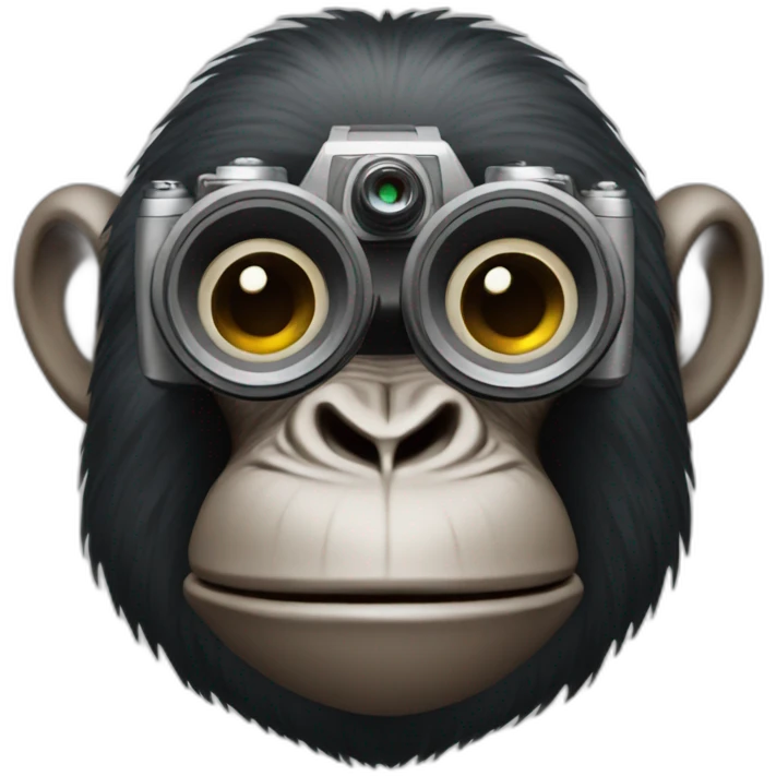 ape with a camera emoji