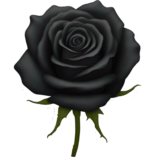 black rose emoji