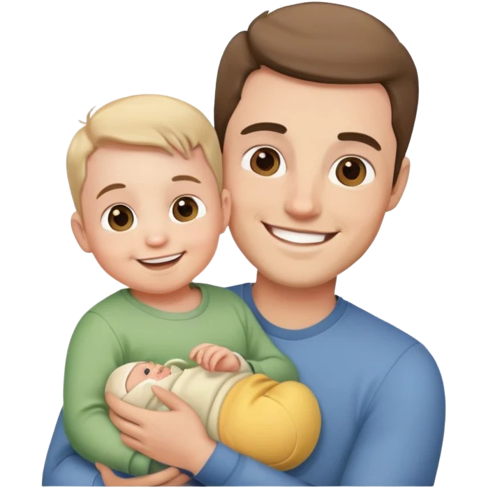 Guy having baby emoji