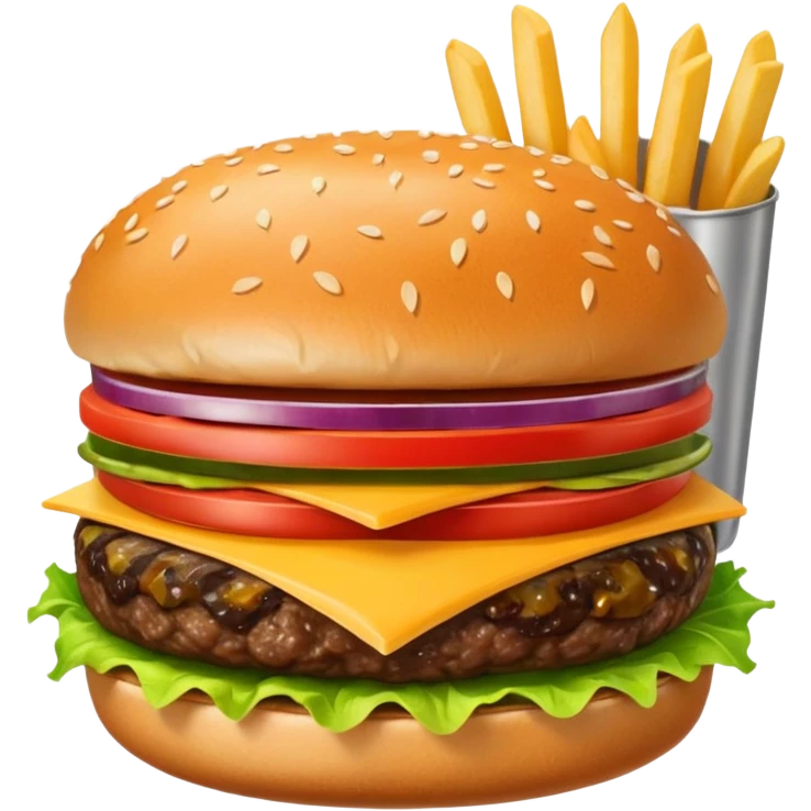 classic burger emoji