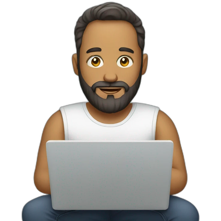 bearded-man-with-laptop emoji