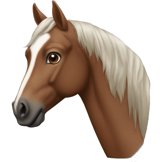 Caballo de paso fino emoji