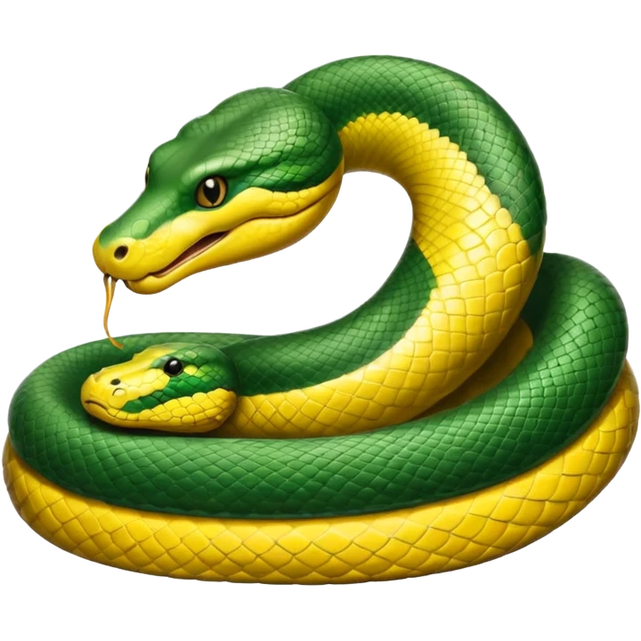 Yellow Anaconda emoji