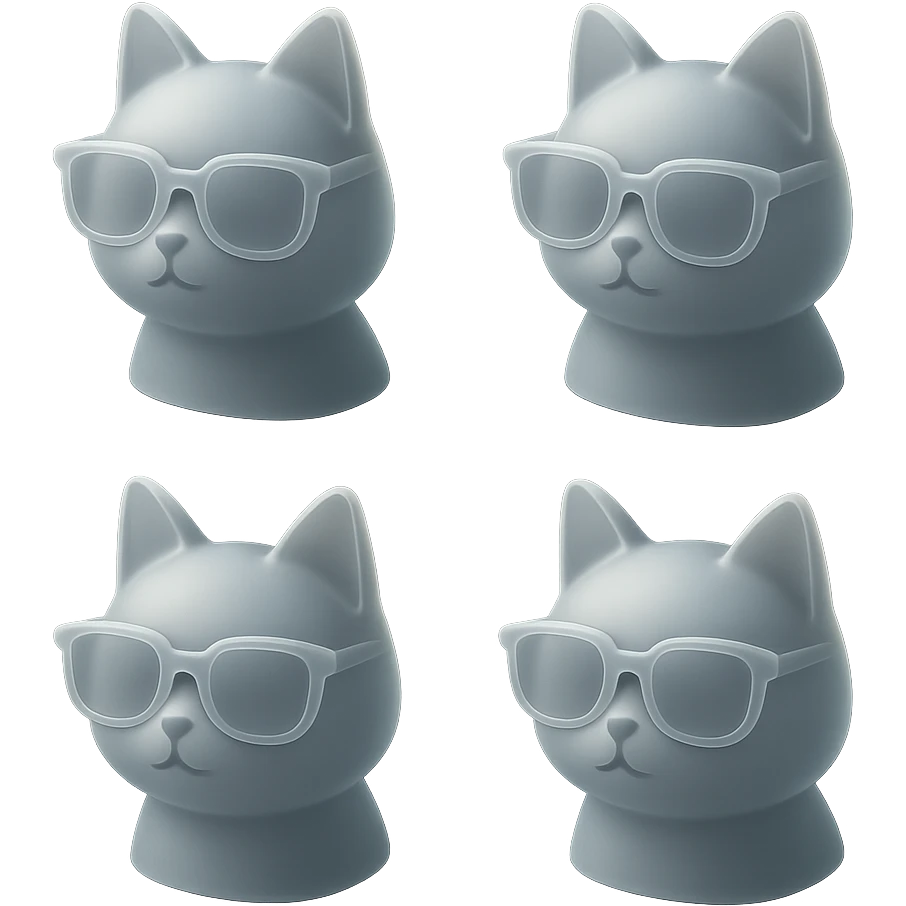 Cat wearing sunglasses emoji