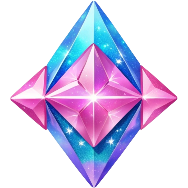 Colorful galactical shiny sparkly shimmering glittery glittering fantasy-glitter-Diancie-Aurorus-aesthetic-fusion emoji