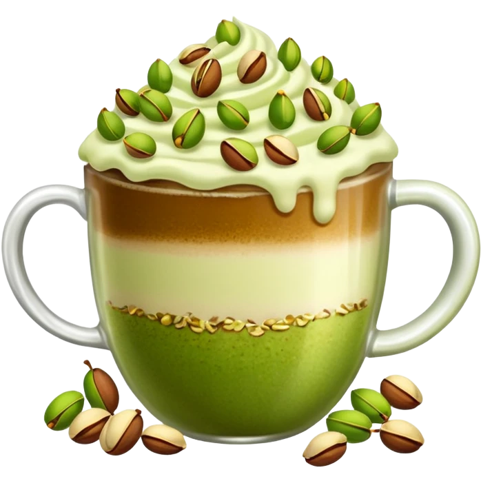 Pistachio coffee  emoji
