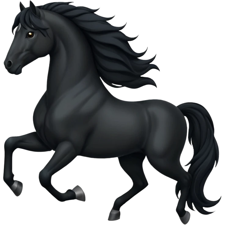 Black horse emoji