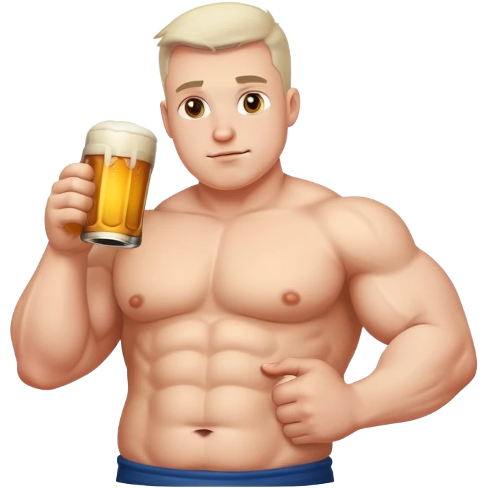  dude white gut emoji