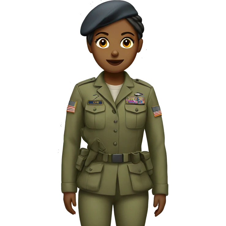 army girl emoji