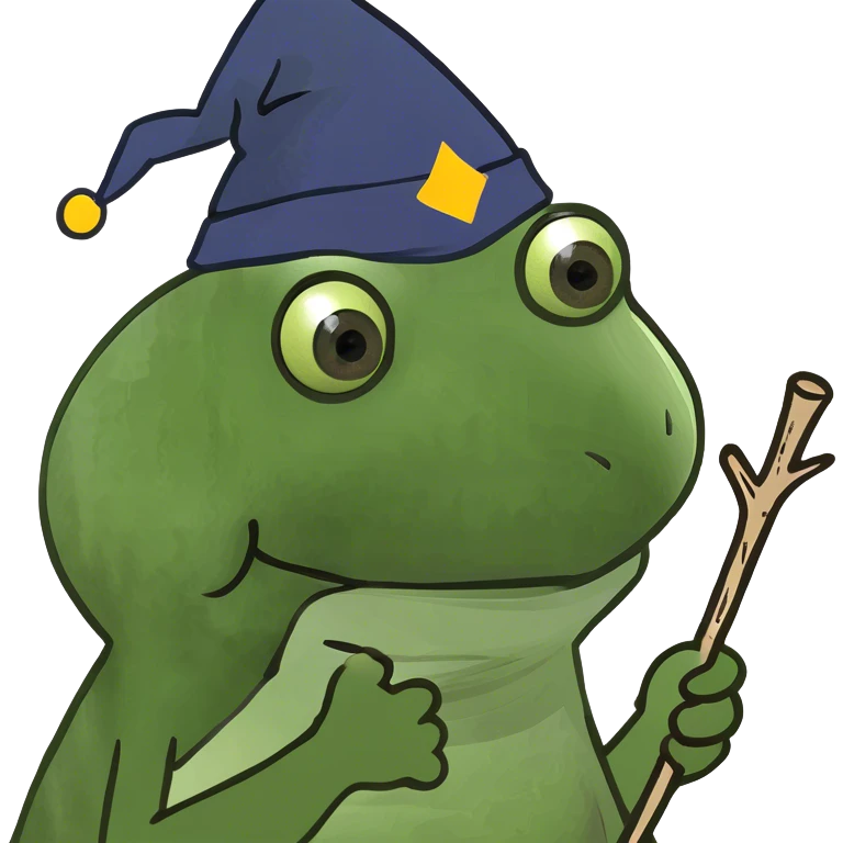 holding up a stick emoji