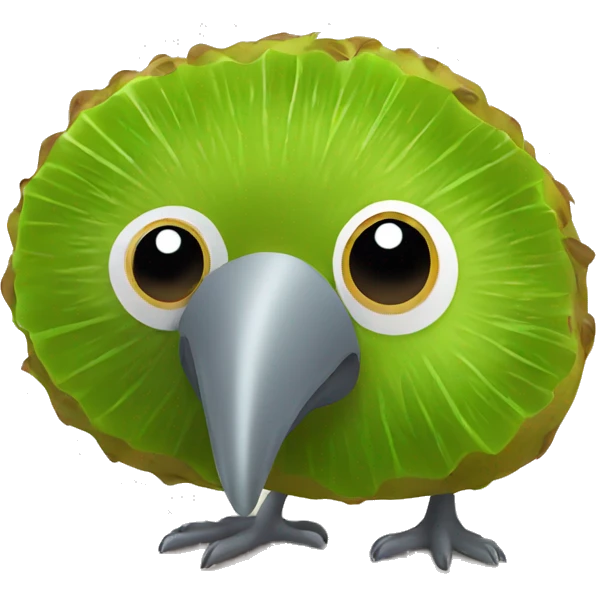 kiwi fruit bird emoji