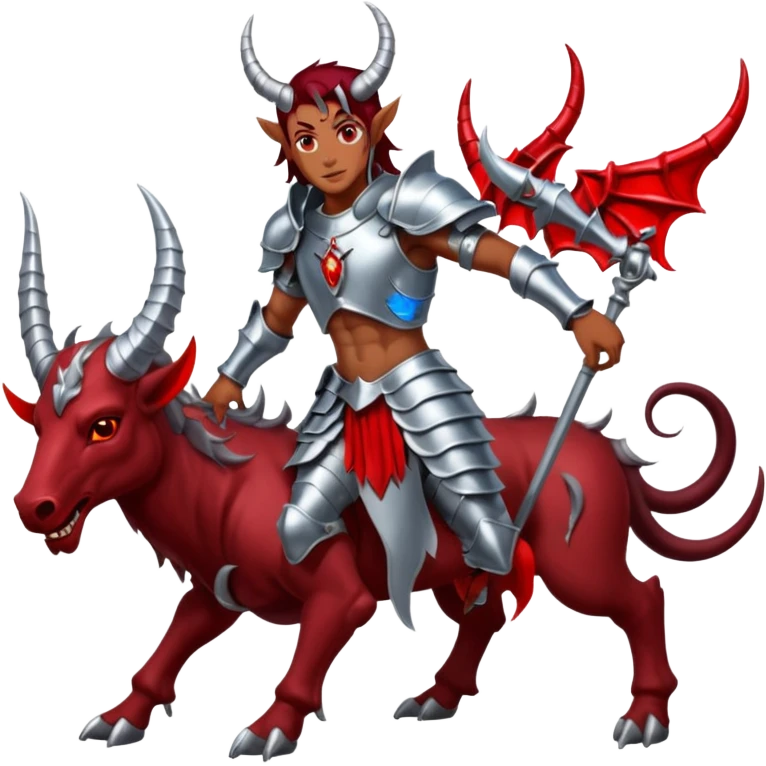 Arcangel san miguel pisando un demonio emoji