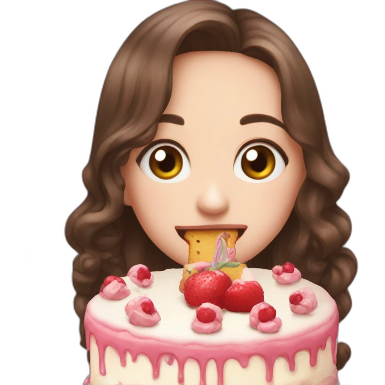 Charlotte Linlin that eat a cake emoji