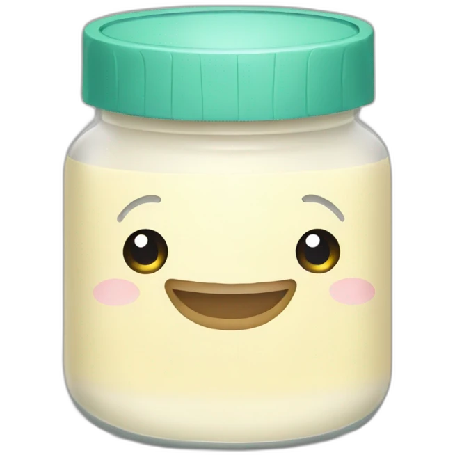 Mayonnaise jar emoji