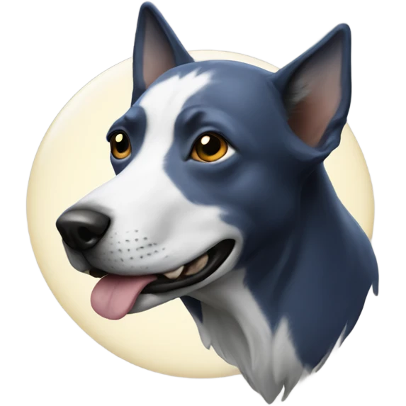 Moon dog emoji