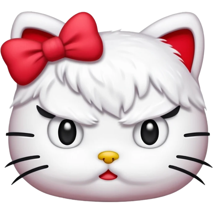 Angry hello kitty  emoji