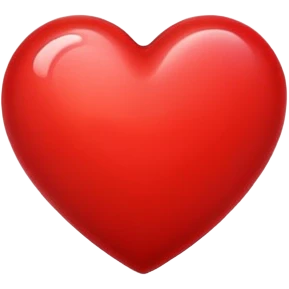 red heart emoji