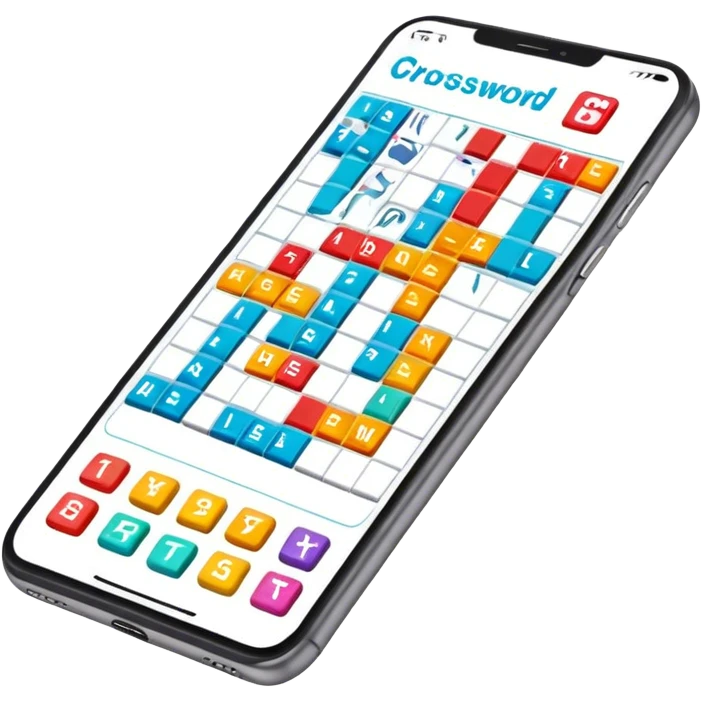 Crosswords in phone emoji