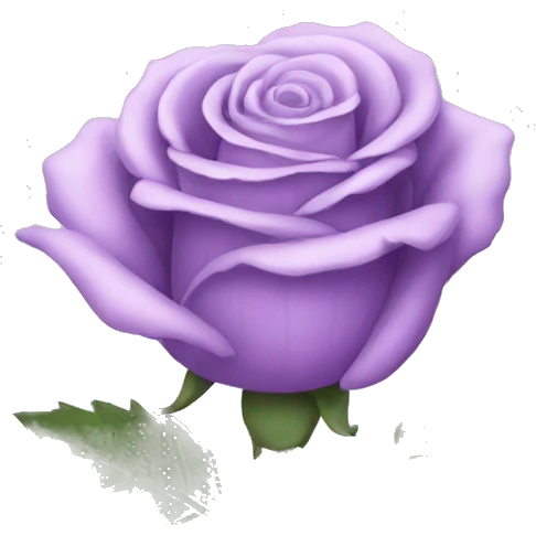 lavender rose emoji