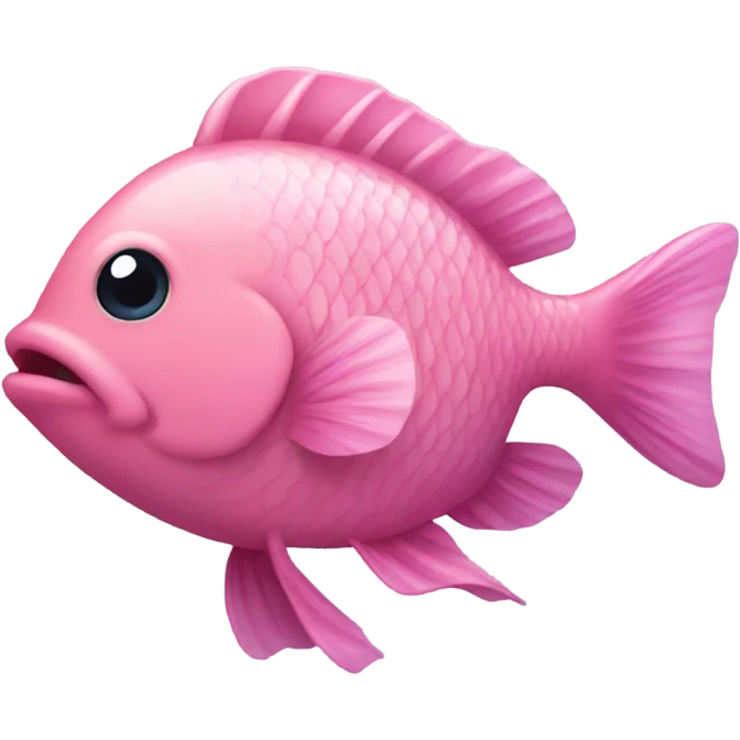pink fish emoji
