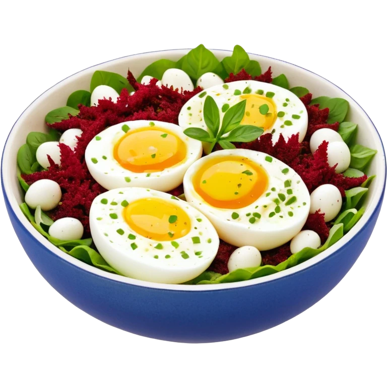 Egg, Labneh and Sumac Salad Bowl
 emoji