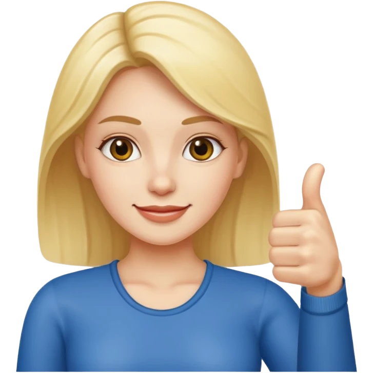 Womens thumbs up emoji