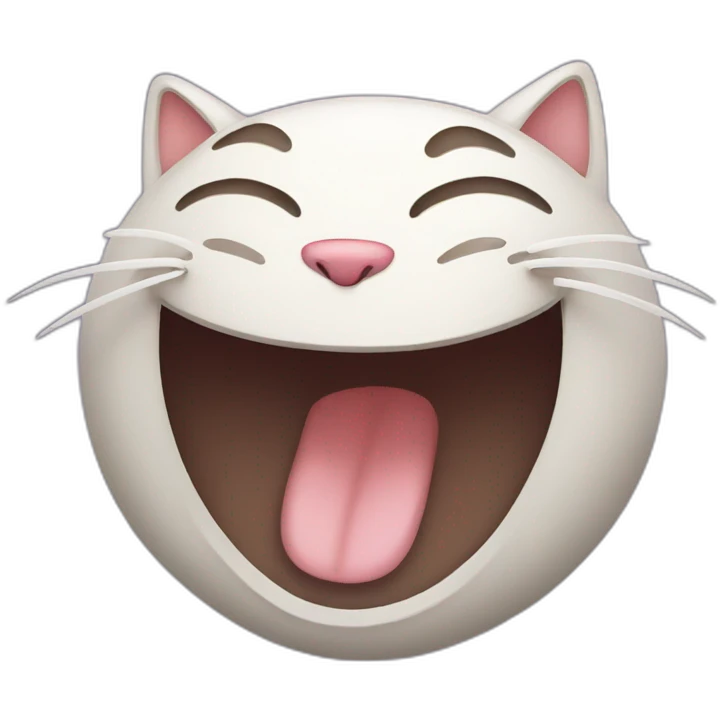 cat laughing emoji