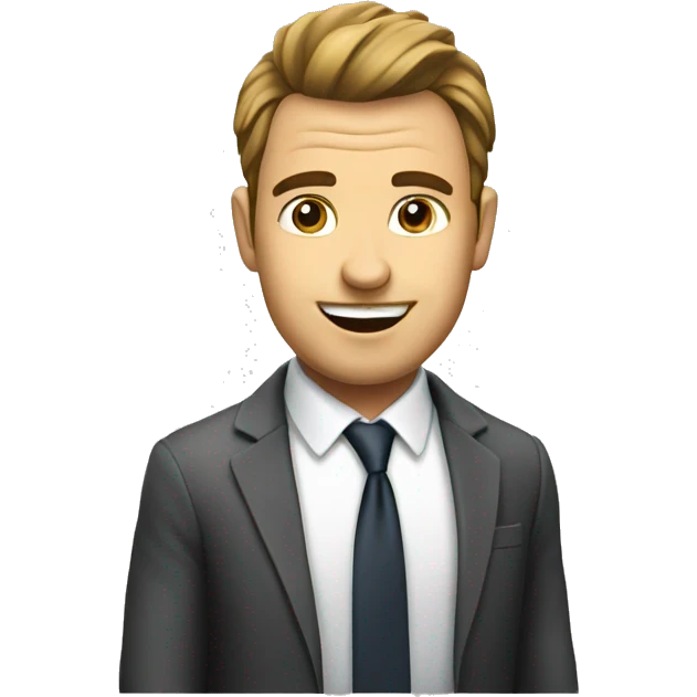 business men with donkey emoji