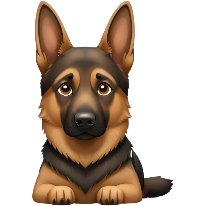 German shepherd  emoji