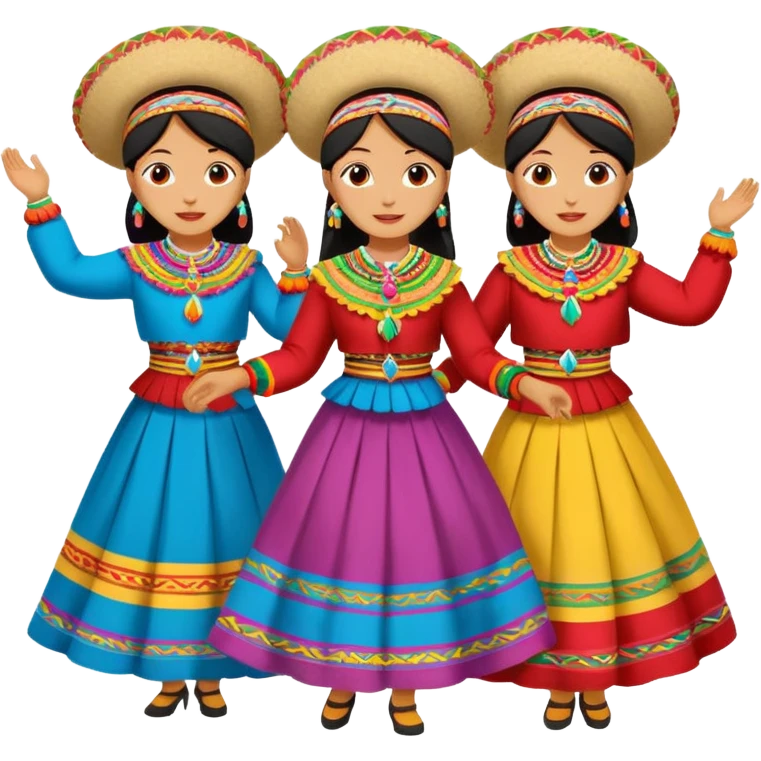 imagen de personas bailando huaylash en huancayo emoji