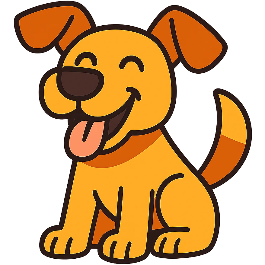 happy dog emoji