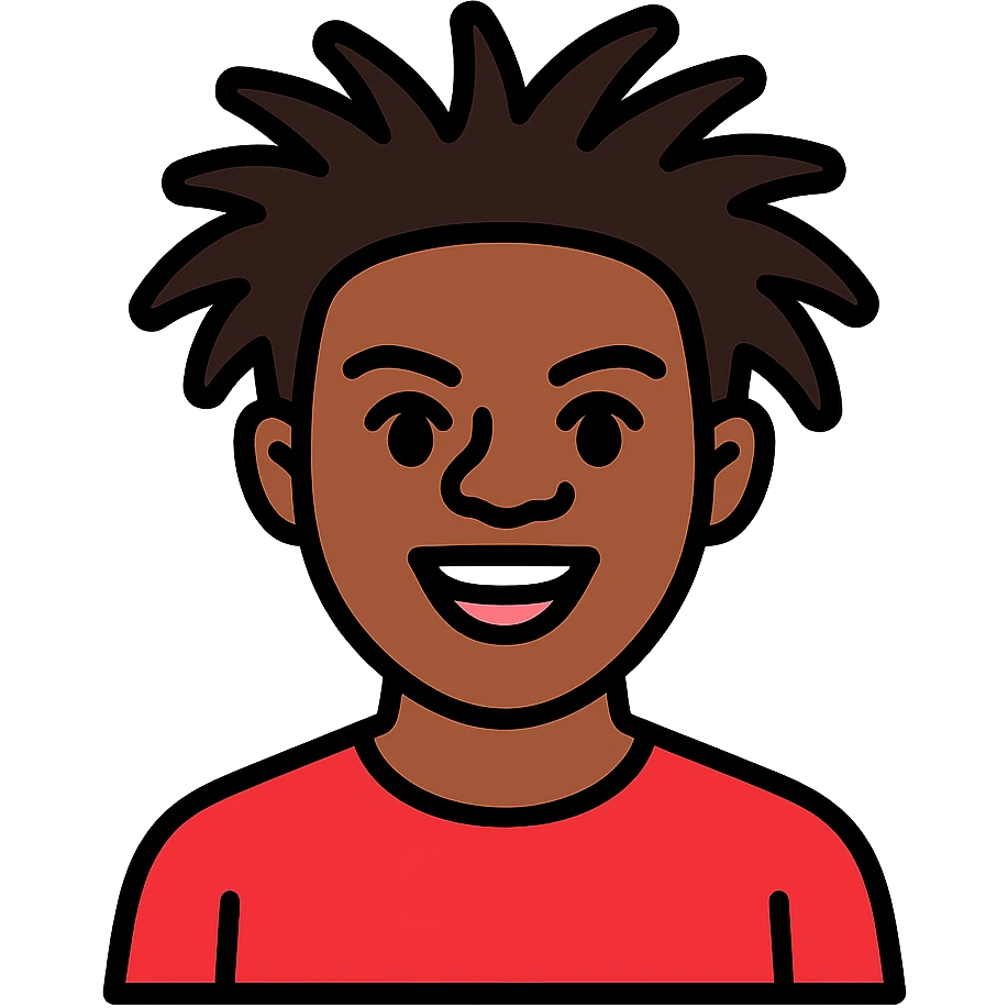 outlined colorful IShowSpeed emoji
