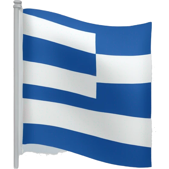 flag, white and blue emoji