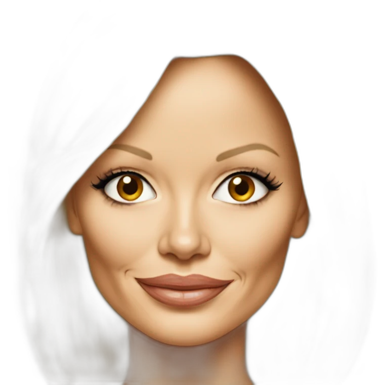 Pamela Anderson caricature emoji