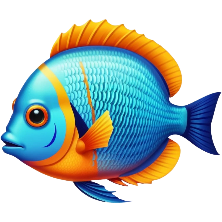 colorful tropical fish emoji