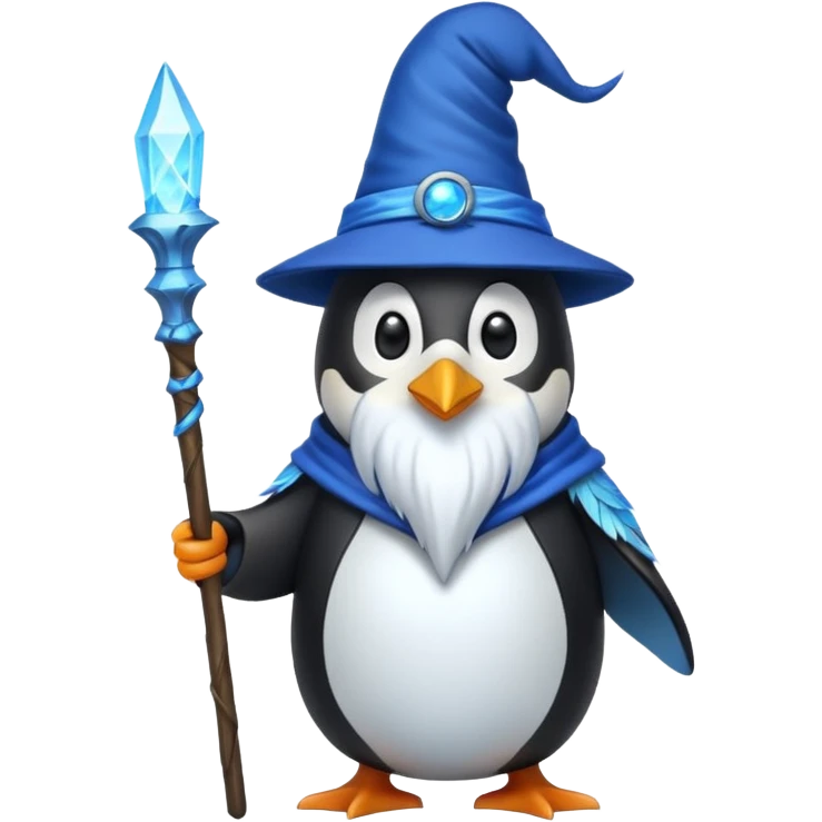 Penguin Wizard emoji