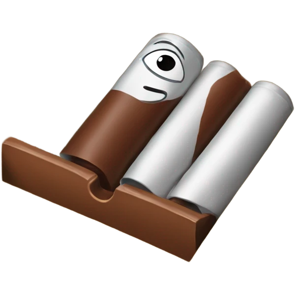 Tootsie roll in a drawer emoji