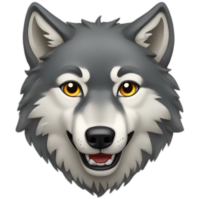 a Wolf  emoji