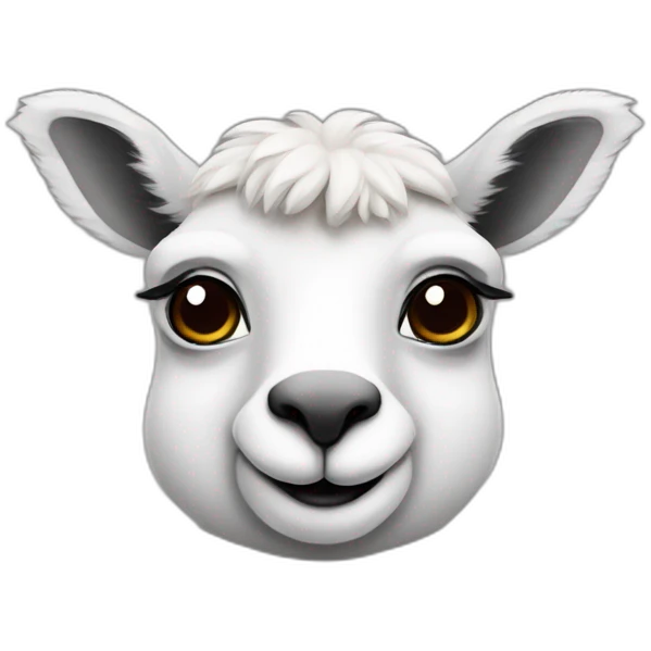 Lama sur koala emoji