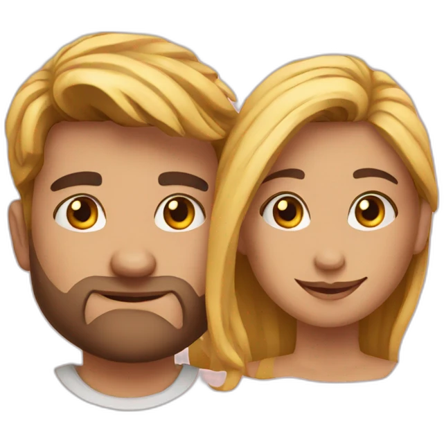 Couple love emoji