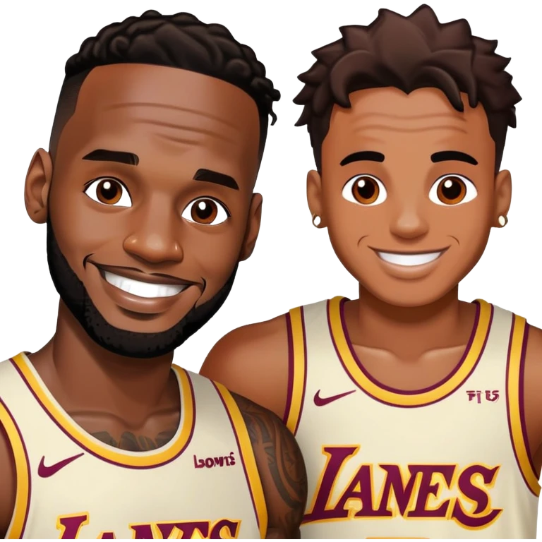 LeBron and Playboicarti  emoji