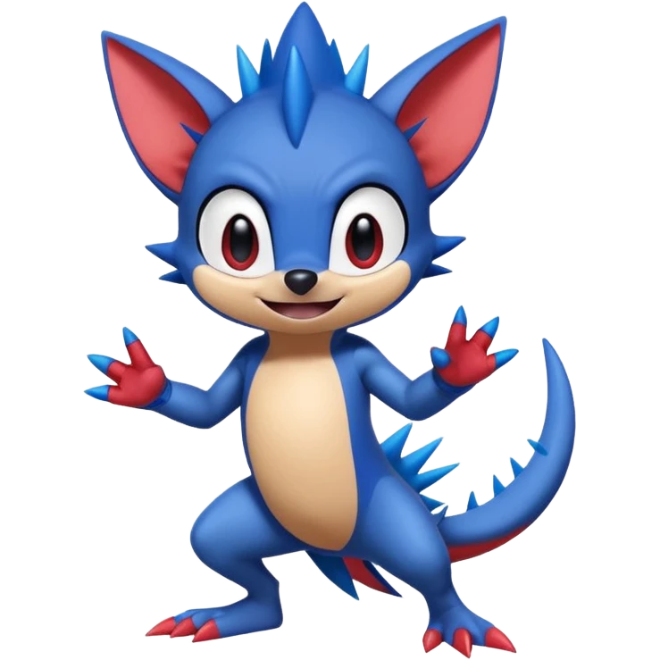 Stitch-Sonic-Sneasel-fusion (full body) emoji