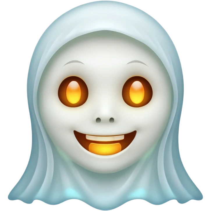 Smiling Ghost emoji