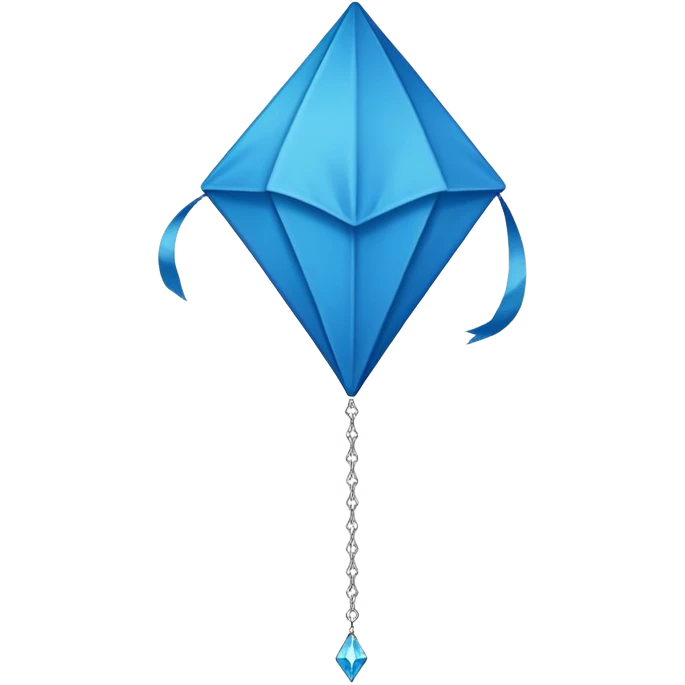 blue kite emoji
